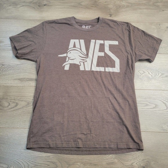 AVES Shirt Men Large Brown Featherlight Hunt Athleisure Lounge Casual Gorpcore - Picture 1 of 8